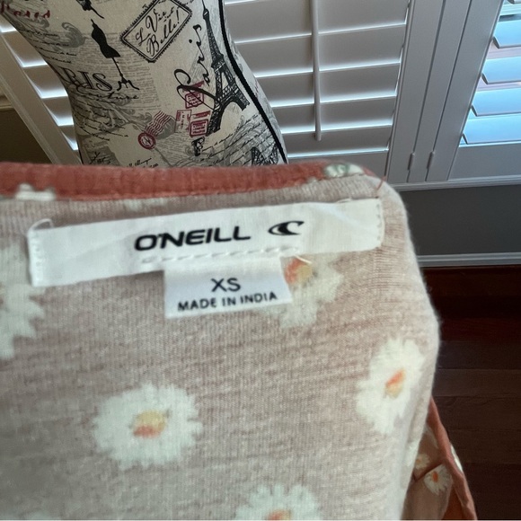 O'Neill Terracotta Floral Midi Dress - Picture 5 of 9